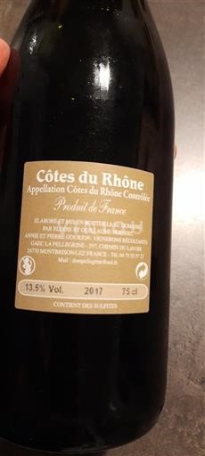 Vale do Ródano Côtes-do-Ródano Domaine Père Rouge et Cécile Labbé 2017