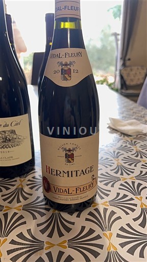 Thung lũng Rhône Hermitage Vidal-Fleury 2012