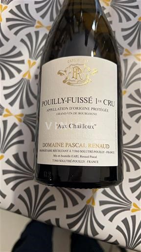 Burgundsko Nespecifikováno Premier Cru Domaine Pascal Renaud Aux Chailloux 2022