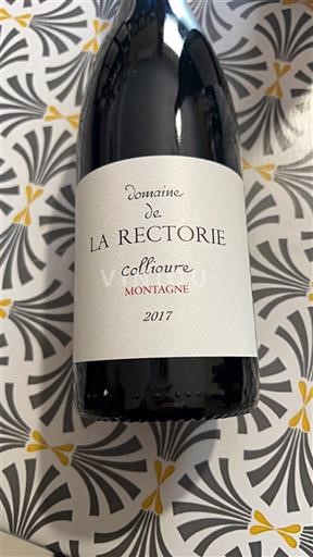 Roussillon Collioure Domaine La Rectorie Montagne 2017