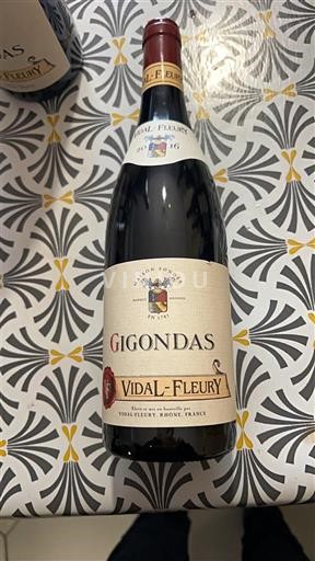 Thung lũng Rhône Gigondas Vidal-Fleury 2016