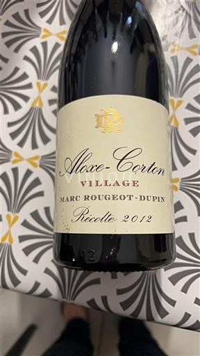 Bourgogne Aloxe-Corton Marc Rougeot-Dupin Aloxe-Corton Village 2012