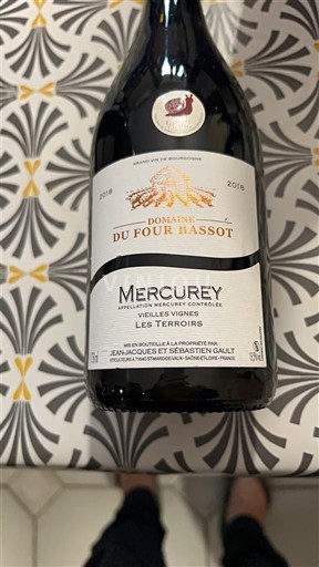 Bourgogne Mercurey Domaine Four Bassot Les Terroirs 2018