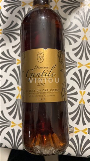 Corse Muscat-du-cap-corse Domaine Gentile 2011