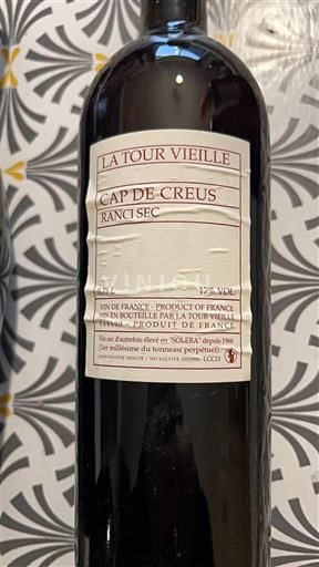 Roussillon Không được chỉ định Domaine La Tour Vieille Cap de Creus Ranci Sec Không niên vụ