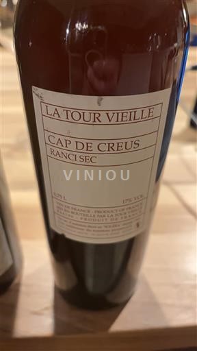 Roussillon Ospecificerad Domaine La Tour Vieille Cap de Creus Ranci Sec Icke årgångsbetecknad