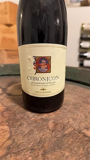 Abruzzerne Montepulciano d'Abruzzo Zaccagnini Chronicon 2005