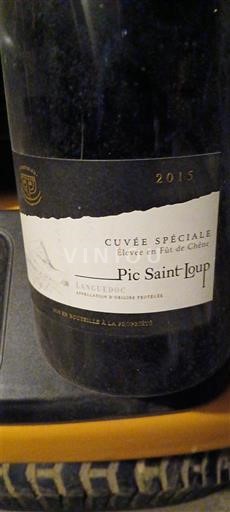 Langvedok Pic-saint-loup Cuvée Spéciale 2015