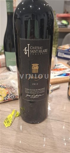 Provence Coteaux d'Aix-en-Provence Château Saint Hilaire Prestige 2013