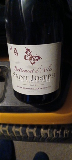 Rhône Valley Saint Joseph Battement d'Ailes 2018