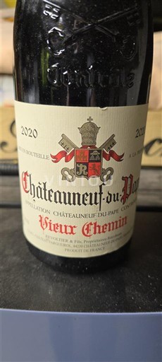 Vale do Ródano Châteauneuf-du-Pape Château Châteauneuf-du-Pape Vieux Chemin 2020
