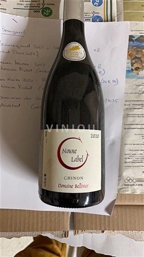 Thung lũng sông Loire Chinon Domaine Bellivière Noune Label 2020