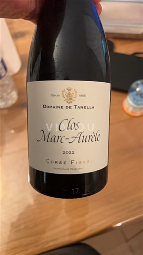 Corse Không được chỉ định Domaine Tanella Clos Marc-Aurèle 2022