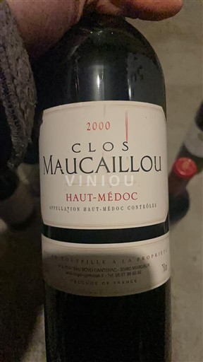 Bordeaux Haut-Médoc Clos Maucailou 2000