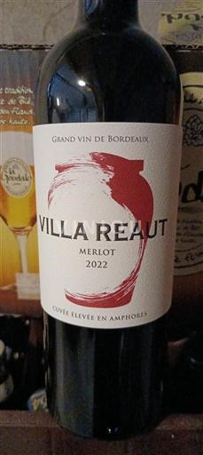 Bordeaux Villa Reaut élevée en amphores 2022