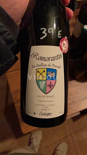 Valle del Loira Les Cailloux du Paradis Romorantin 2020