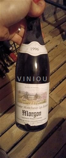 Beaujolais Morgon Domaine Monchanay les bonnes 1996