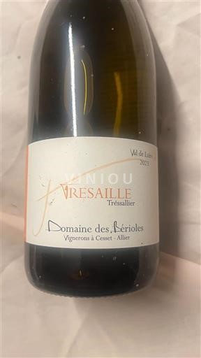 Valle della Loira Saint-Pourçain Domaine S Bérioles Viresailles Tréssallier 2023