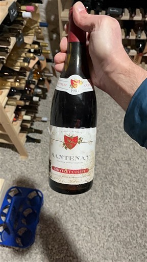 Bourgogne Santenay Chevalier Pierre Grèves-Tusset 1985