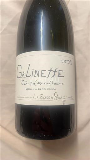 Provence Coteaux d'Aix-en-Provence La Barde à Sulaize Galinette 2023