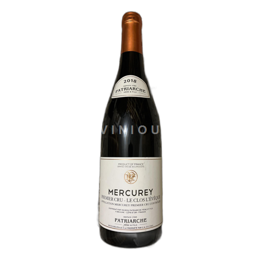 Bourgogne Mercurey Le clos l’eveque Premier cru 2018