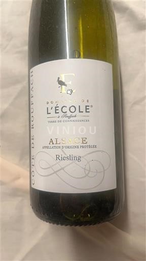 Alsacia Riesling Domaine L'École Côte de Rouffach 2019