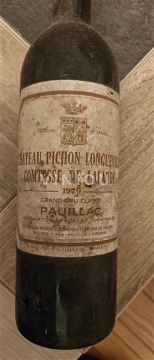 Bordeaux Pauillac Château Pichon Longueville Comtesse de Lalande 1979