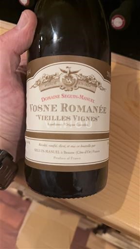 Bourgogne Vosne-Romanée Domaine Seguin-Manuel Vieilles Vignes Ikke årgangsbestemt