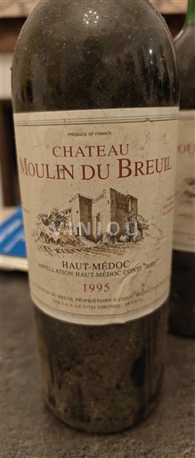 Bordeaux Haut-Médoc Château Moulin du Breuil 1995