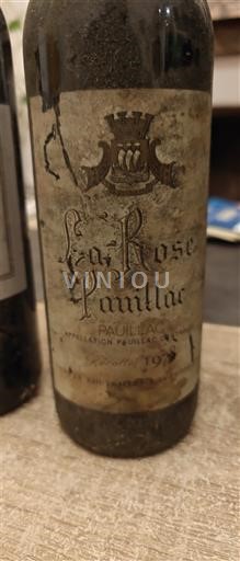 Bordeaux Pauillac La Rose Pauillac 1978