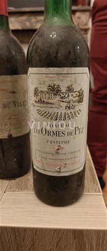 Bordeaux Saint-Estèphe Château Les Ormes de Pez 1977