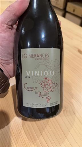 Thung lũng sông Loire Anjou Château La Roulerie Les Mérances 2017