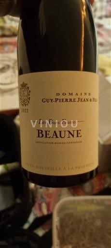 Borgoña Beaune Domaine Guy-Pierre Jean & Fils Les Bons Feuvres 2022