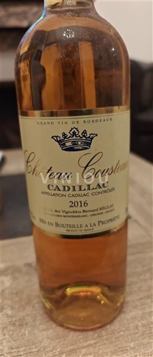 Bordeaux Cadillac Château Cousteau 2016