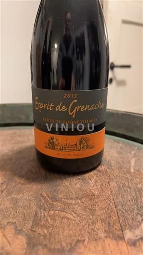 Vallée du Rhône Côtes-du-rhône-villages O. et H. Boutin Esprit de Grenache 2015