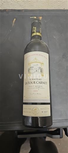 Bordeaux Haut-Médoc Grand Cru Château La Tour Carnet 2001