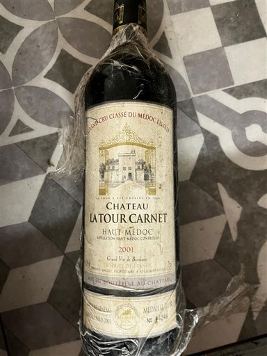 Bordeaux Haut-Médoc Grand Cru Château La Tour Carnet 2001
