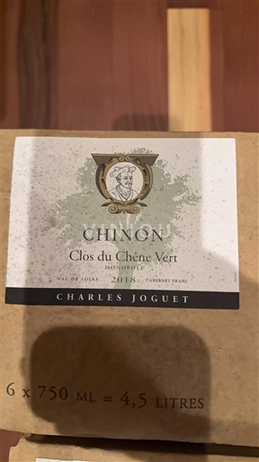 Thung lũng sông Loire Chinon Charles Joguet Clos du Chêne Vert 2018