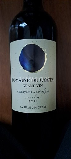Langvedok Minervois-la-Livinière Domaine L'Ostal Grand Vin 2021