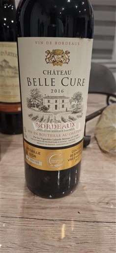 Bordeaux Château Belle Cure 2016