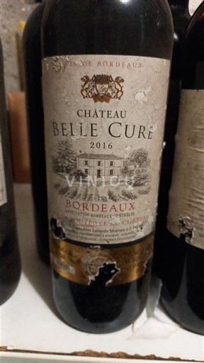 Bordeaux Château Belle Cure 2016