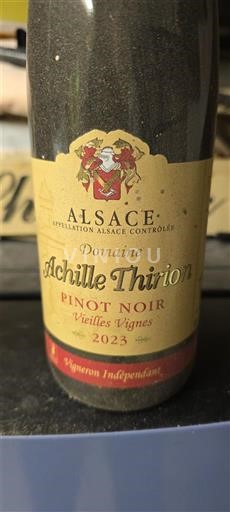 Alsácia Domaine Achille Thirion Pinot Noir Vieilles Vignes 2023
