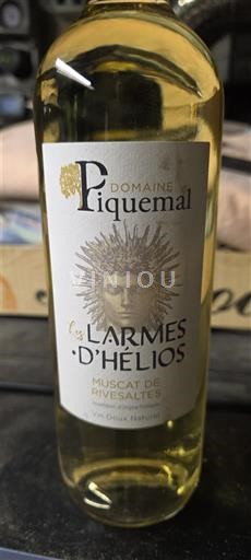 Roussillon Muscat de Rivesaltes Domaine Piquemal Les Larmes d'Hélios 2025