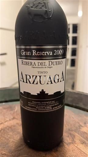 Castilien og León Ribera del Duero Arzuaga Gran Reserva 2009