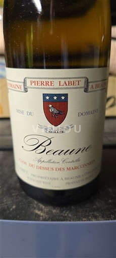 Borgoña Beaune Pierre Labet Clos du Dessus des Marconnets 2011