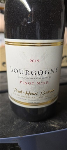 Burgundy Paul-Henri Lassarat 2019
