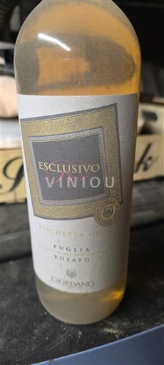 Puglia Không được chỉ định Giordano Esclusivo Rosato 2019
