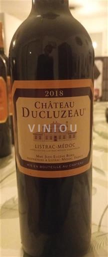 Bordeaux Listrac-Médoc Château Cluzeau 2018