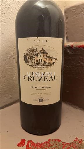 Víno Rouge sec Château Cruzeau 2010 Francie Bordeaux Pessac-Léognan AOC
