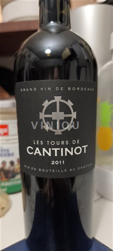 Bordeaux Blaye-Côtes-de-Bordeaux Cantinot Les Tours de Cantinot 2011